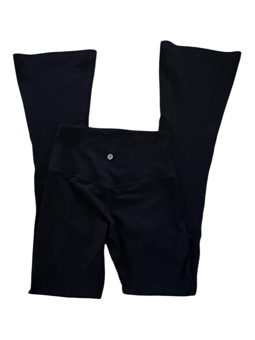 Size 4 Lululemon Align High Rise Ribbed Mini Flare, black - Picture 6 of 6